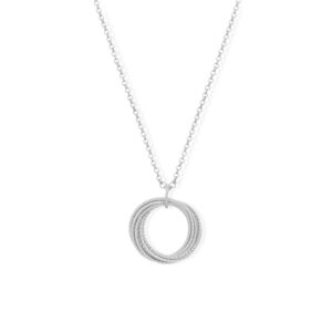 CA126RH Collier argent rhodié diana 3