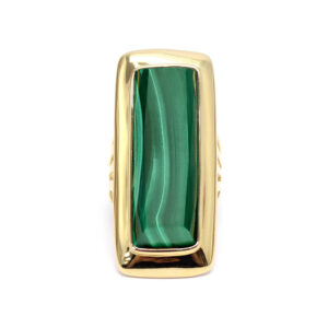 bague-a-volume-en-argent-dore-longue-en-pierre-naturelle-malachite Bague à volume en argent doré longue en pierre naturelle malachite 4
