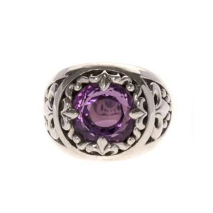 bague-amethyste-rock-argent-union-sacree Bague argent couleur améthyste rock union sacrée 3