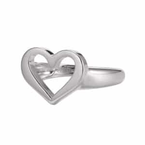 bague-argent-dore-coeur-valentine-copie Bague argent rhodié cœur valentine 7