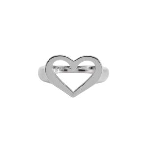bague-argent-dore-coeur-valentine-copie Bague argent rhodié cœur valentine 5