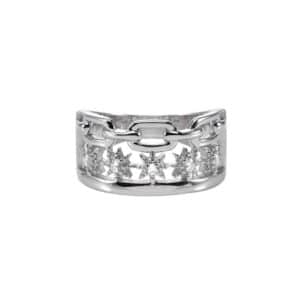 bague-argent-dore-etoile-zc-blanc Bague argent étoile zirconium blanc 3