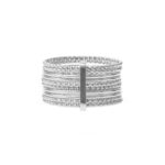 Bague Multi-anneaux Semainier Argent Massif 925 - Taille 60, Marque Petugons, Neuve étiquetée