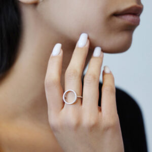 bague-argent-ronde-zirconium-blanc Bague argent ronde zirconium blanc 4