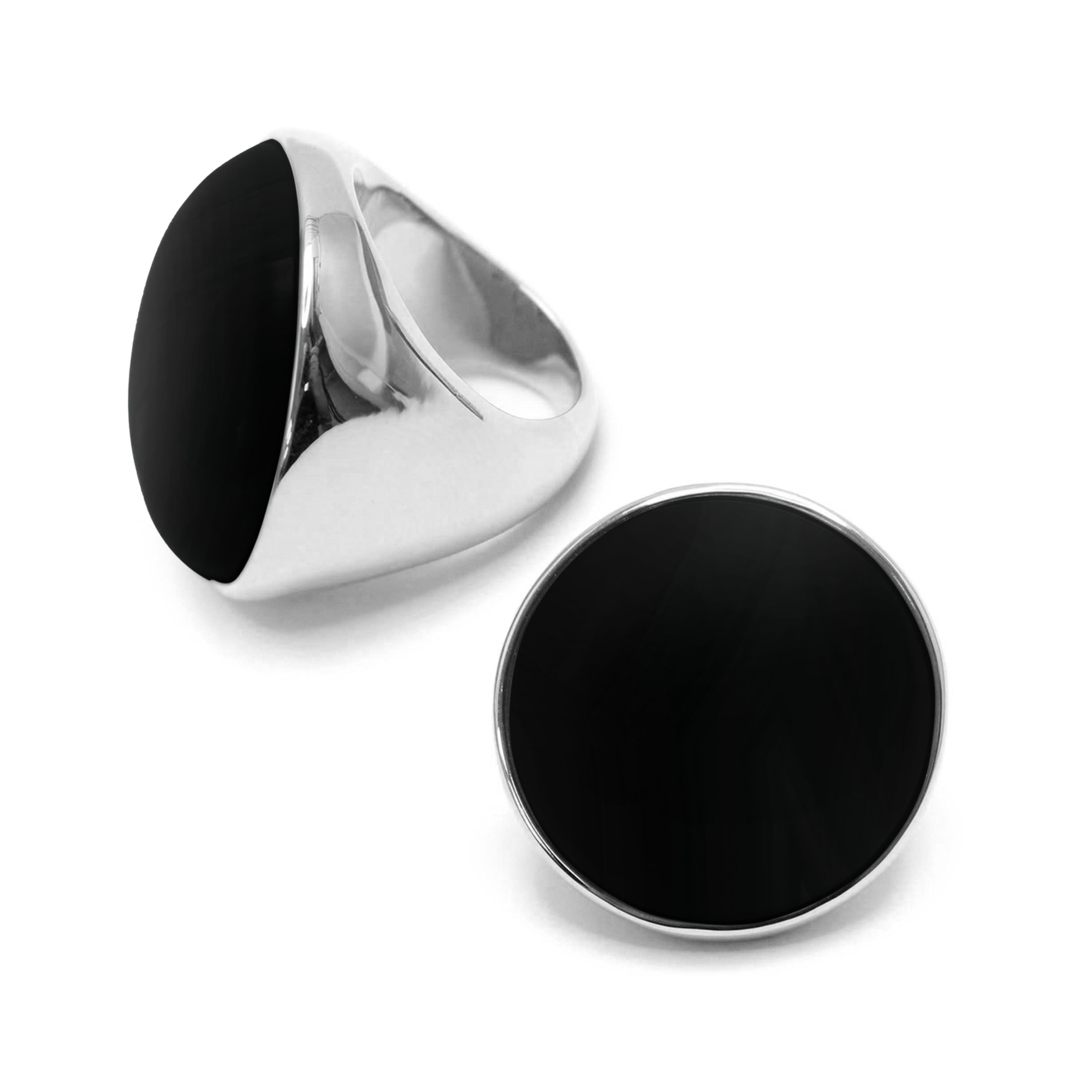 bague-cabochon-luxe-en-argent-dore-et-pierre-naturelle-spinelle-noire-copie Bague cabochon luxe en argent rhodié et pierre naturelle spinelle noire 2