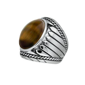 bague-homme-argent-oeil-de-tigre-indiana Bague homme argent œil de tigre indiana 6
