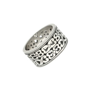 Bague homme infini argent 4