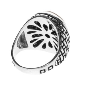 bague-homme-oeil-argent-en-oeil-de-tigre-copie Bague homme œil argent doré pierre œil de tigre rouge 8