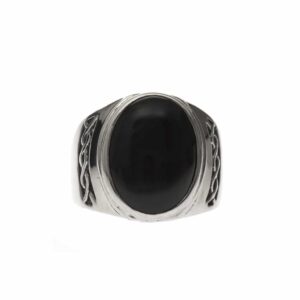 bague-homme-onyx-massive-argent Bague homme onyx massive argent 4