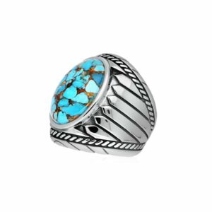 Bague turquoise indiana argent 7