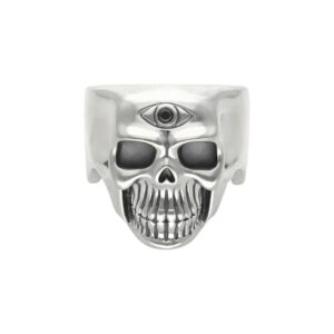 bague-tete-de-mort-pure-skull-cyclope-argent Bague tête de mort pure skull cyclope argent 4