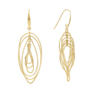 boucles-d-oreilles-argent-dore-diamante-torsadee Boucles d'oreilles argent doré diamanté torsadée 3