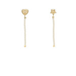 Boucles d'oreilles Étoile de David Or 18K 6mm | Alda
