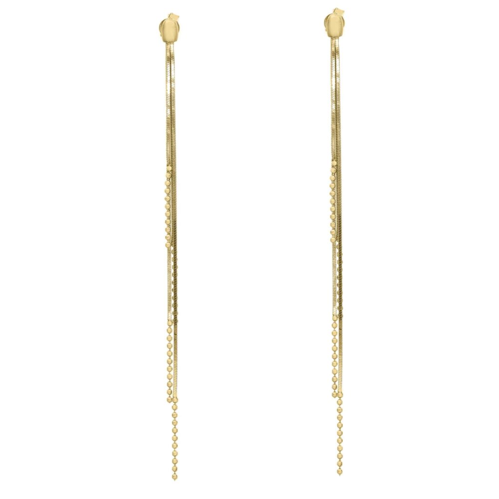 Boucles d'oreilles en cornaline rouge // Argent sterling 925 // Perles Bali Design - France