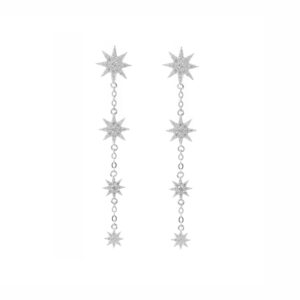 boucles-d-oreilles-quatre-etoiles-argent Boucles d'oreilles quatre étoiles argent 3