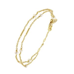 bracelet-argent-dore-barrettes-et-perles-naturelles-blanches Bracelet argent doré barrettes et perles naturelles blanches 3