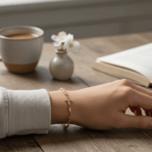 bracelet-argent-dore-croix-zirconium-blanc-et-pierres-quartz-rose-fraise Bracelet argent doré croix zirconium blanc et pierres quartz rose fraise 4