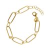 Bracelet Rétro Maille Tressée Effet Diamanté - Couleur Argent, Vintage, Occasion