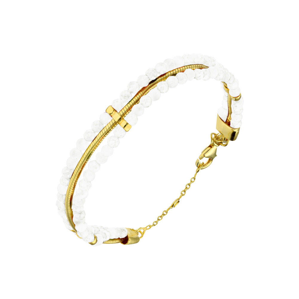 Lot De 3 Bracelets Rainbow En Acier Inoxydable Et Cordon - Réglables - Bijoux Femme été - Avec écrin