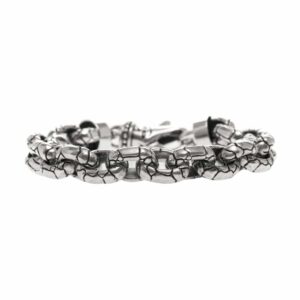 Bracelet homme argent rocaille 6