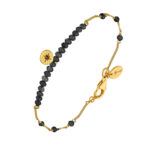 Bracelet Bijou Rétro - Pampille En Forme De Cœur Et Dauphin - Argenté - Occasion Bon État