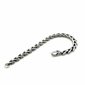 bracelet-homme-argent-structure-tribal Bracelet homme argent structure tribal 8