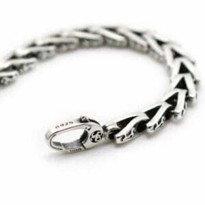bracelet-homme-argent-structure-tribal Bracelet homme argent structure tribal 7