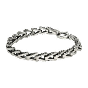 bracelet-homme-argent-structure-tribal Bracelet homme argent structure tribal 5