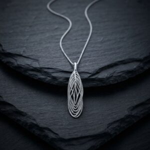 ca664rhnew Collier argent rhodié diamanté allégro 4