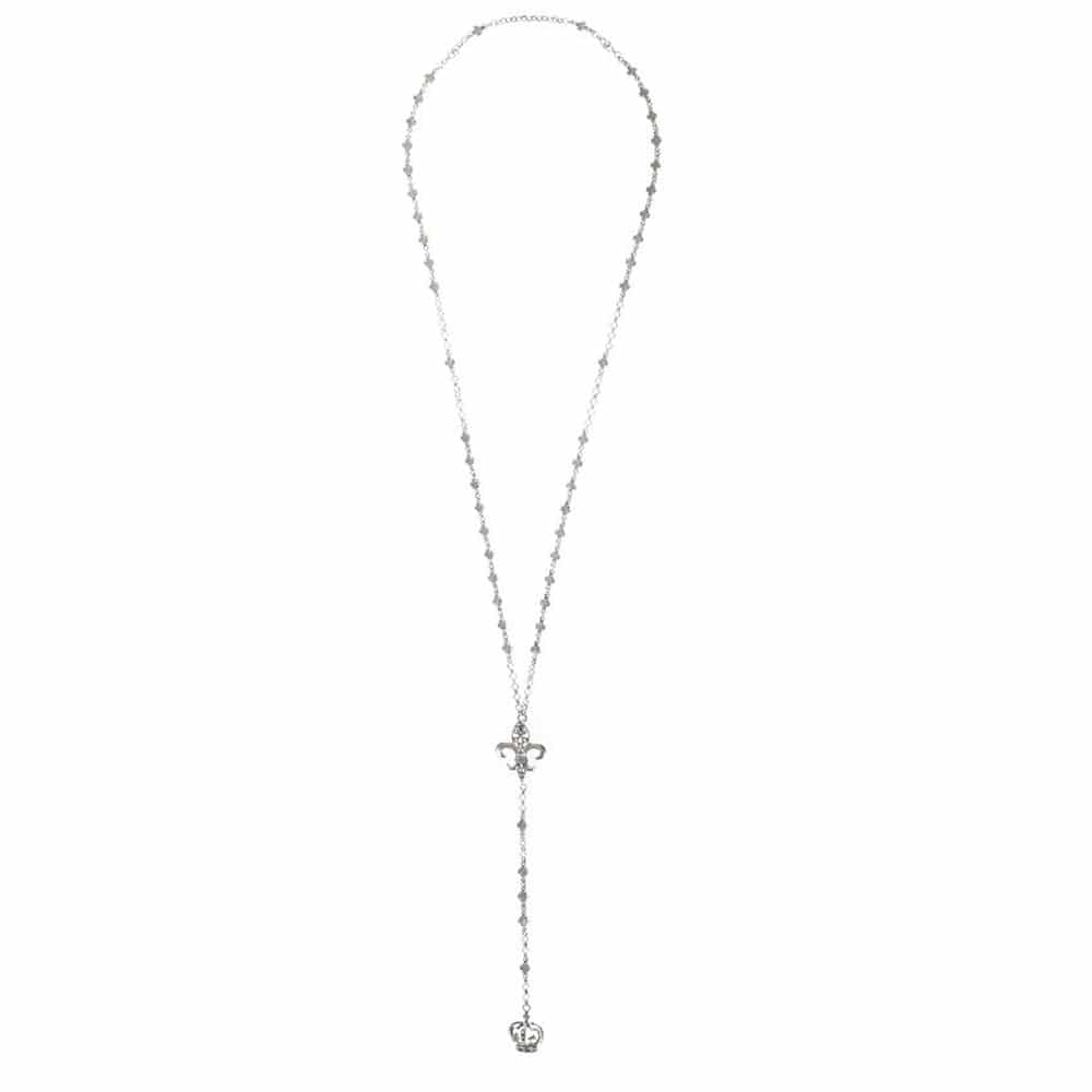 Solid silver royal rosary 1