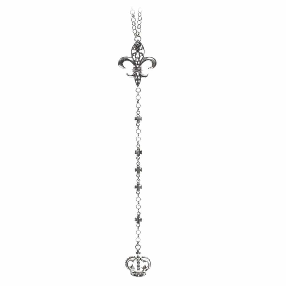 Solid silver royal rosary 4