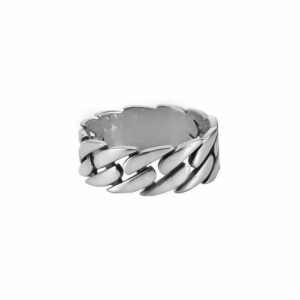 chevaliere-argent-moderne-et-geometrique-pavee-pierre-noire-et-blanche Bague homme argent chaine moderne 4