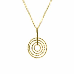 Collier argent doré diamanté béatrice bis 3