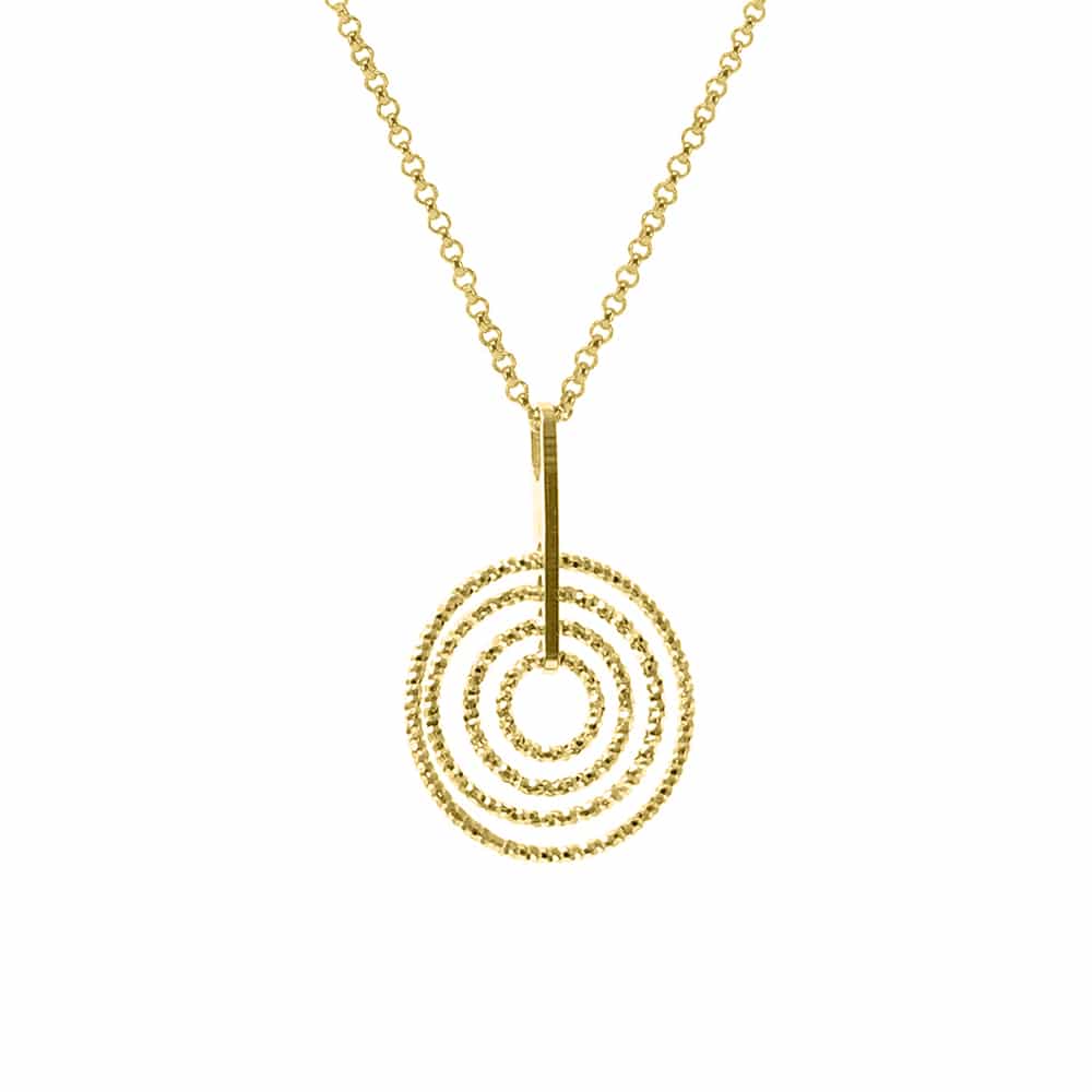 Béatrice bis 1 gold-tone diamond necklace