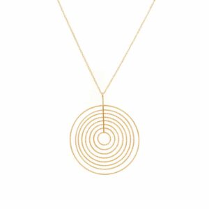 Collier argent doré diamanté arianna 3