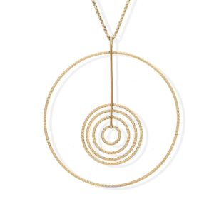 Collier argent doré diamanté Martina 4