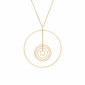 Collier argent doré diamanté Martina 3