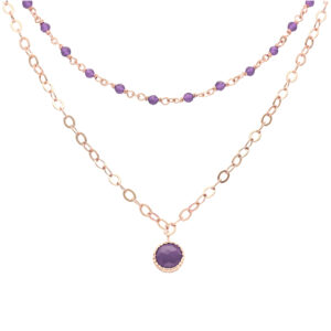 collier-argent-dore-double-chaine-pampille-et-pierres-de-lune-naturelles-blanche-copie Collier argent doré double chaine pampille et pierres amethyste 3