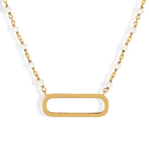 collier-argent-dore-lingot-et-pierres-naturelles-blanche Collier argent doré lingot et pierres naturelles blanches 4