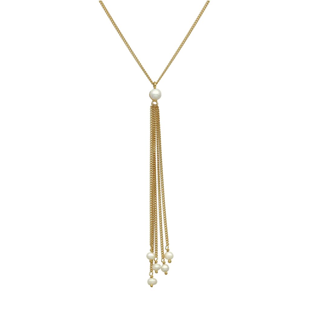 Collier Vintage Perles Vertes Et Blanches Pompons - Bon état Occasion