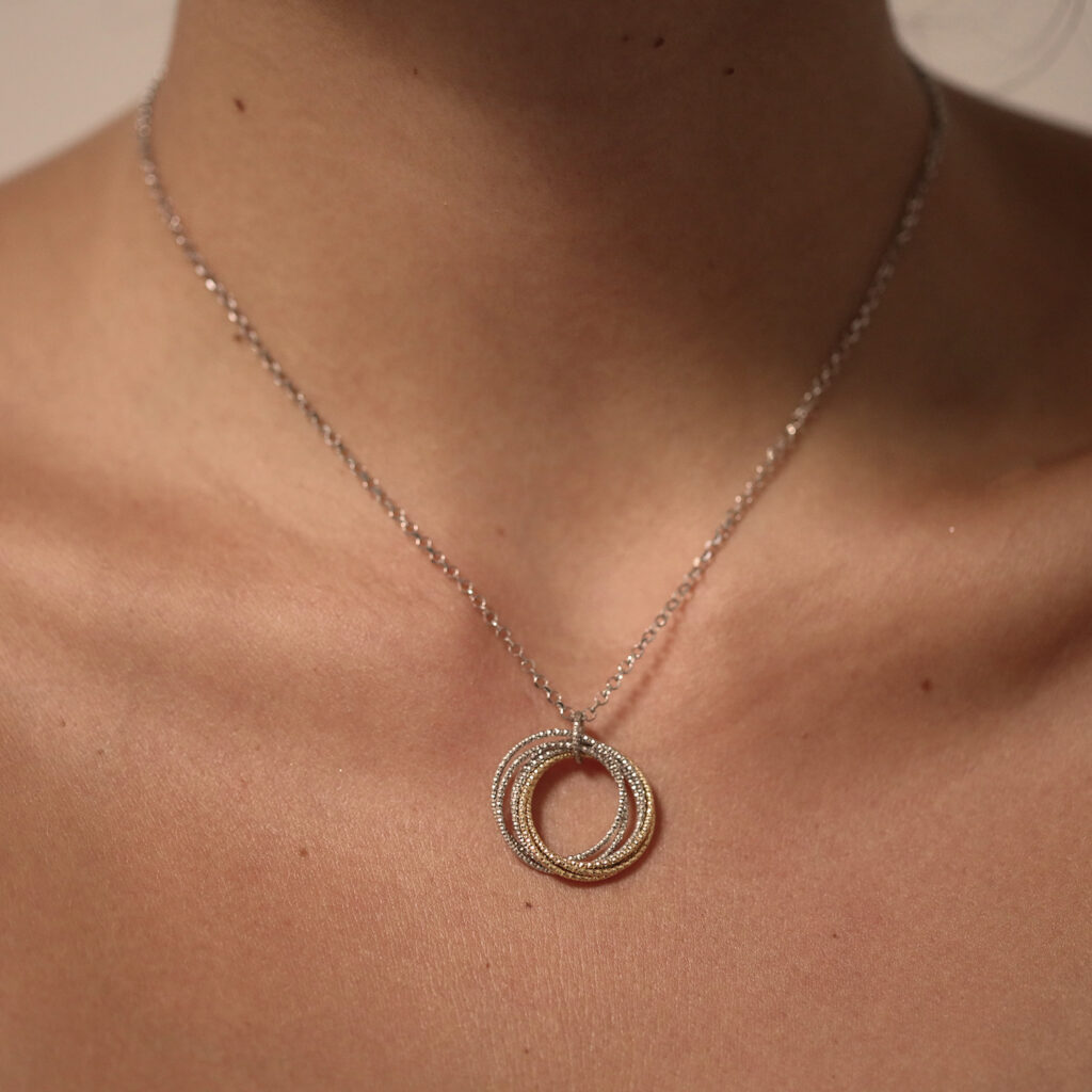 Collier En Argent Rhodié VICEROY - Argent 925, Style Pierre - Neuf Sans Emballage