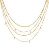 Collier Doré Avec Pierre - Longueur ~38 Cm, Occasion, Bijou Sans Marque, Parfait Pour Un Accessoire élégant Ou Un Cadeau