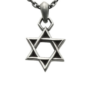 Collier argent étoile de David 4