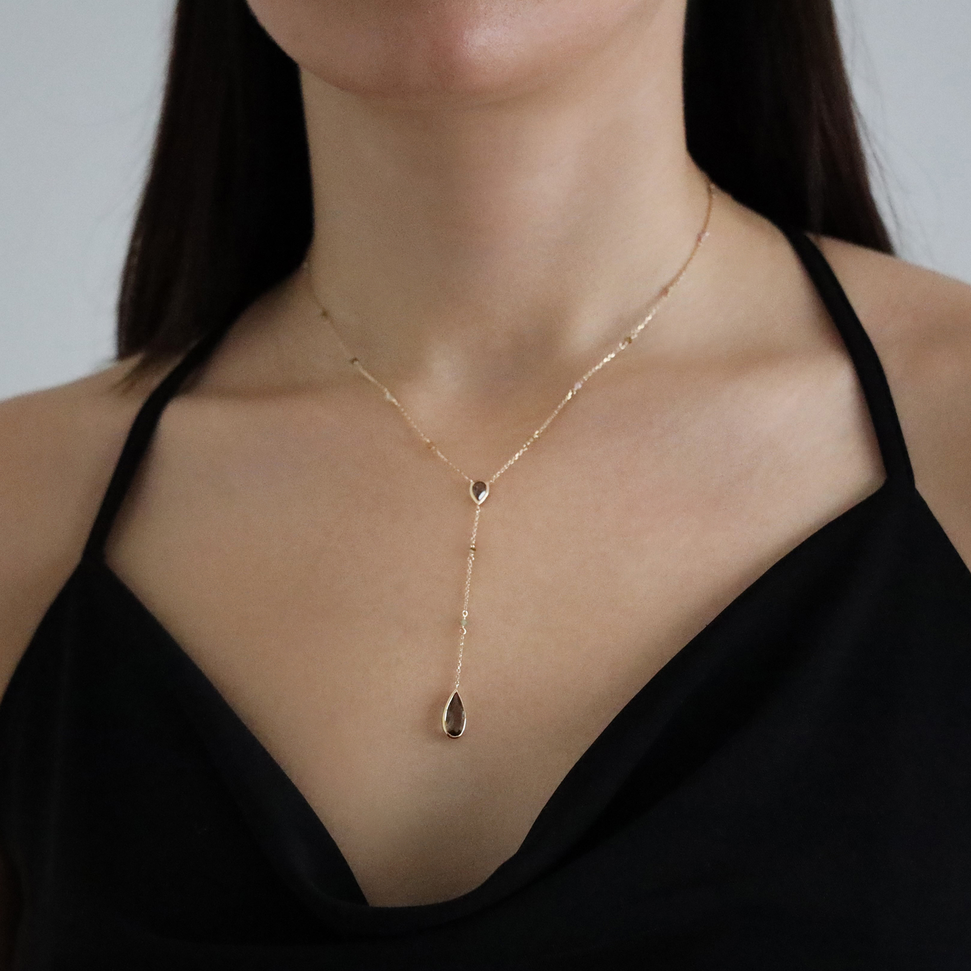 collier-argent-rhodie-cravate-pierres-labradorite Collier argent rhodié cravate pierres amazonite 2