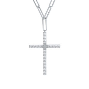 collier-argent-rhodie-croix-sertie-de-zirconiums-blanc Collier argent rhodié croix sertie de zirconiums blanc 5