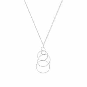 Collier argent rhodié diamanté Giorgia 4