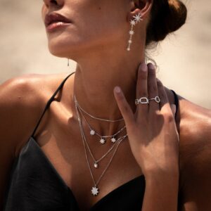 collier-argent-soleil-double-zirconium-blanc Collier argent soleil double zirconium blanc 4