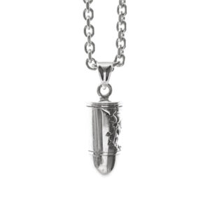 collier-homme-argent-balle-tete-de-mort Collier homme argent balle tête de mort 8