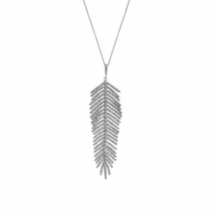 collier-plume-argent-sertie Collier plume argent sertie 3