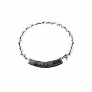 gourmette-bracelet-moderne-argent-pierre-blanche-2-1.jpg Gourmette bracelet moderne argent pierre blanche 4